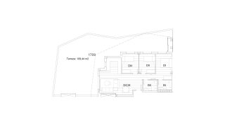 Apartment floor plan, 3 bedrooms in CRUISE RESORT No. 7