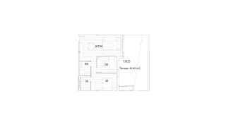 Apartment floor plan, 2 bedrooms in CRUISE RESORT No. 4