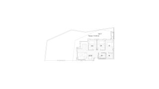Apartment floor plan, 3 bedrooms in CRUISE RESORT No. 6